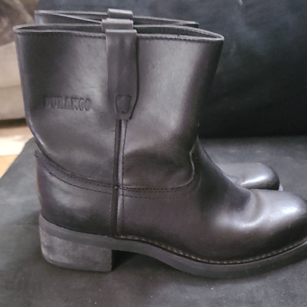 Durango Black Leather Ankle Boots